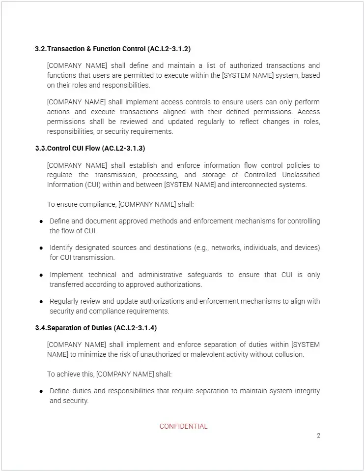 cmmc policies